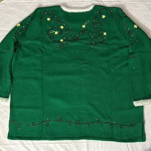 NWT Christmas Themed Susan Bristol Sweater Size 2W - Picture 9 of 10